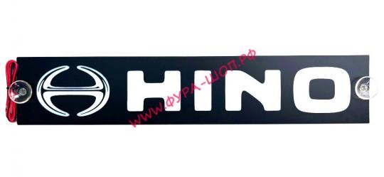 Таблица диодная HINO 12V 49*10 хино бело-синя