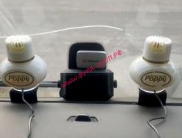 Кронштейн на приборную панель под 2 ароматизатора Poppy Grace mate (DIAX)(SCANIA 4/5/6 серия, DAF XG 107)_3