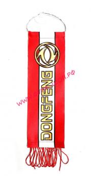 Вымпел для DONGFENG, размер 5,520 см, красный цвет с отделкой бахромой