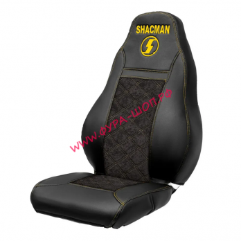 Чехлы сидения Люкс SHACMAN F3000 2 высоких сид. экокожа черный