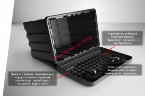 Ящик инструментальный пластиковый "Just" 826х500х470 (V=127л) DAKEN 81108001_1