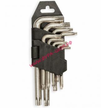 Набор имбусовых ключей TORX звездочка, короткие SH-004
