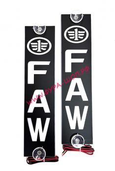 Таблица диодная FAW 24V вертикальные (31,5х7,5 мм) к-т бело-синяя