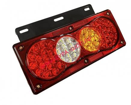 Фонарь задний LED 12-24V 330*182* с кабелем, на пластиковом кронштейне (к-т 2шт) SD-2010