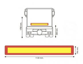 Таблица LONG VEHICLE 196х1130 (алюминий) (90098)