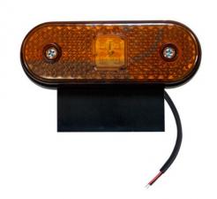Фонарь габаритов 100.3731-00-1 12/24V LED желтый с кронштейном