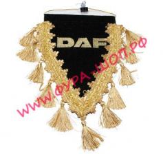 Вымпел с вышивкой, треугольный DAF даф