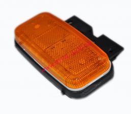 Фонарь габаритный 156-00-1 желтый универсальный с кронштейном 24V, 24 LED
