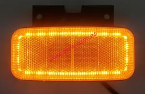Фонарь габаритный 156-00-1 желтый универсальный с кронштейном 24V, 24 LED