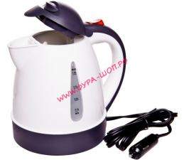 Чайник 250w 12В 1л круглый пластик