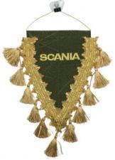 Вымпел с вышивкой треугольный Scania скания