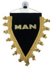 Вымпел с вышивкой треугольный Man ман