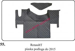 Ковры, в машину, ЭКО КОЖА, Польша, RENAULT, T, до, 2015г, ровный, пол, 55, рено