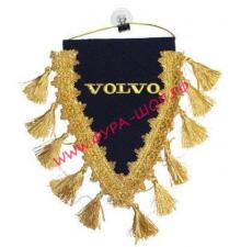 Вымпел с вышивкой, треугольный Volvo вольво