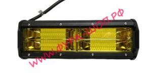 Фара противотуманная прямоугольная желтая A31-144-S-Y 80х235мм 12-24V