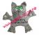 Игрушка декоративная "Кот" с приколами на стекло большой_8