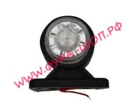 Указатель габаритов 12-24в (102А) 1-LED светодиодный 4-отверстия