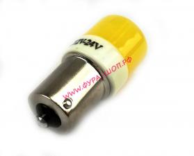 Лампа с большим цоколем P21 1156-9W Керамика 12-24V желтый свет