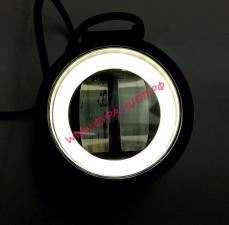 Фара противотуманная светодиодная круглая белая 20W-DC-White рабочего света 45х75мм 12-24V.