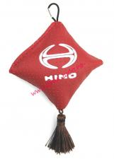 Подвеска "подушка"с логотипом HINO экокожа на присоске 8х8 см
