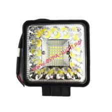 Фара противотуманная 16+25 светодиодов 10-30V квадратная 110*110 KA-006-156W
