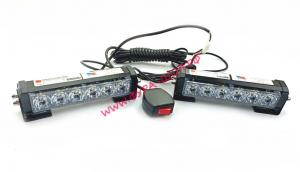 Маяк стробоскоп 12-24V (2 шт) многорежимный желтый к-т LX-4D6D 12V-24V 36W YELLOт