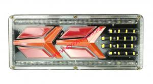 Фонарь задний LED 24Vс кабелем, 3х секционный,бегущий поворот 330х130х18 мм к-т 2шт 140-2 F3 (МАЛЫЙ)