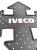 Коврик на панель антискользящий IVECO 25х25см_1