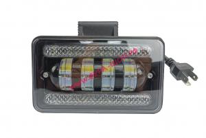 Фара противотуманная прямоугольная 150х90х65мм. LED 9-85V белый свет+ходовые огни к-т H4 LD-40W 9-85V