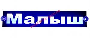 Таблица диодная Малыш 24V 49х10 синяя