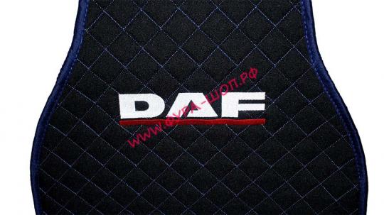 Чехлы- накидки на сидения логотип DAF вышивка РОМБ жакард универсльные строчка к-т