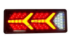 Фонарь задний LED 24V 330х140х20 мм (2 стрелки) бегущий поворот к-т_2
