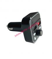 Автомобильный трансмиттер FM (свободные руки) 2 USB 12/24 B 7-цветная подсветка Bluetooth 5.0 FB-13_1