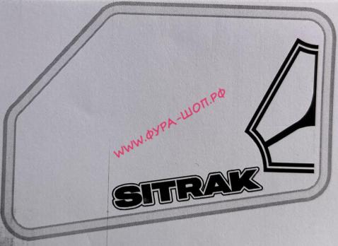 Наклейка (вырезанная) "SITRAK" ( 45х33см), (комплект на две стороны) белый 08922 ситрак
